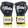 Боксерські рукавиці Fairtex BGV9 Mexican Blue/Yellow (бинти в комплекті)
