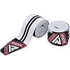 Бинты на колени RDX K1 GYM Knee Wraps White/Black Plus
