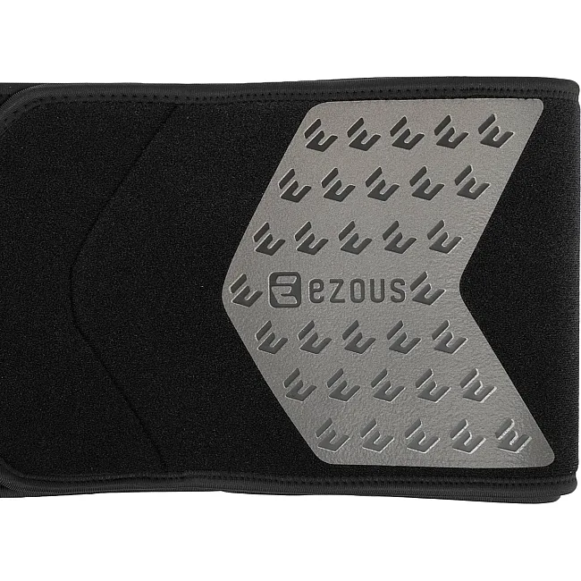 Пояс для тренажерного зала и похудения SWEAT WAIST TRIMMER EZOUS O-13
 126x20см (Черный-серый)