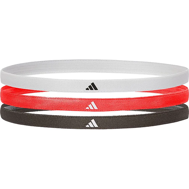 На голову Adidas Hairbands 3pk черный, белый, красный