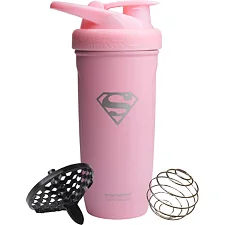 Шейкер спортивный SmartShake Reforce 900ml Supergirl Pink