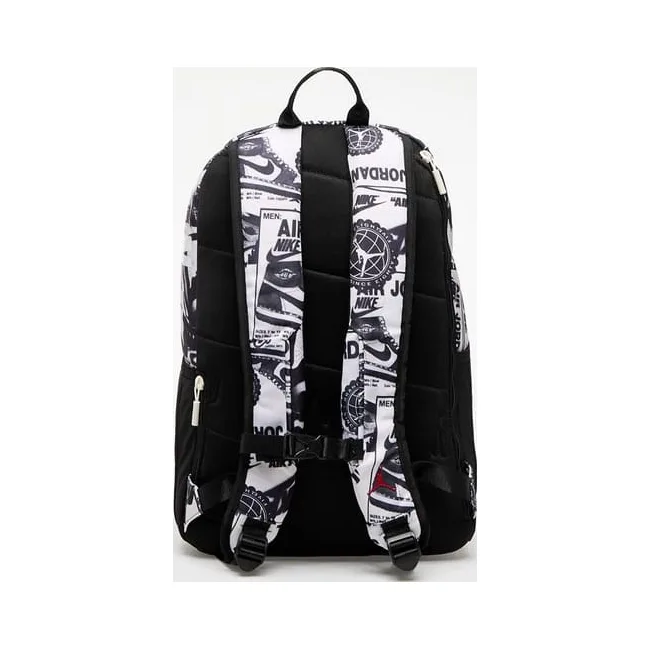 Рюкзак Nike Jordan JAM AIR PATROL BACKPACK 27L белый, черный 48х30х16 см