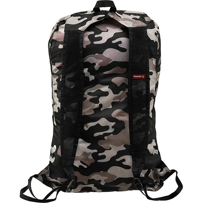Рюкзак складной портативный WATER RESISTANT PORTABLE 4MONSTER T-CCB-24 24л (Черный-зеленый)