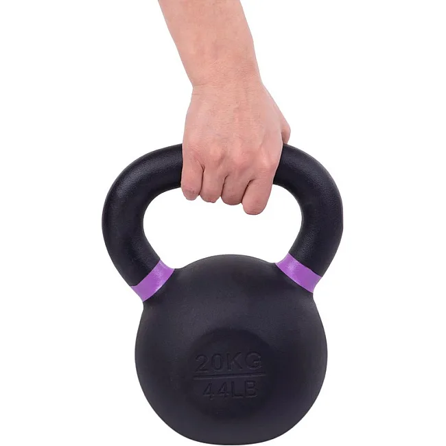 Гіря тренувальна цільна чавунна пофарбована ZELART
 TA-3638-20 вага 20кг