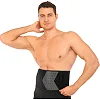 Пояс для тренажерного зала и похудения SWEAT WAIST TRIMMER EZOUS O-13
 126x20см (Черный-серый)