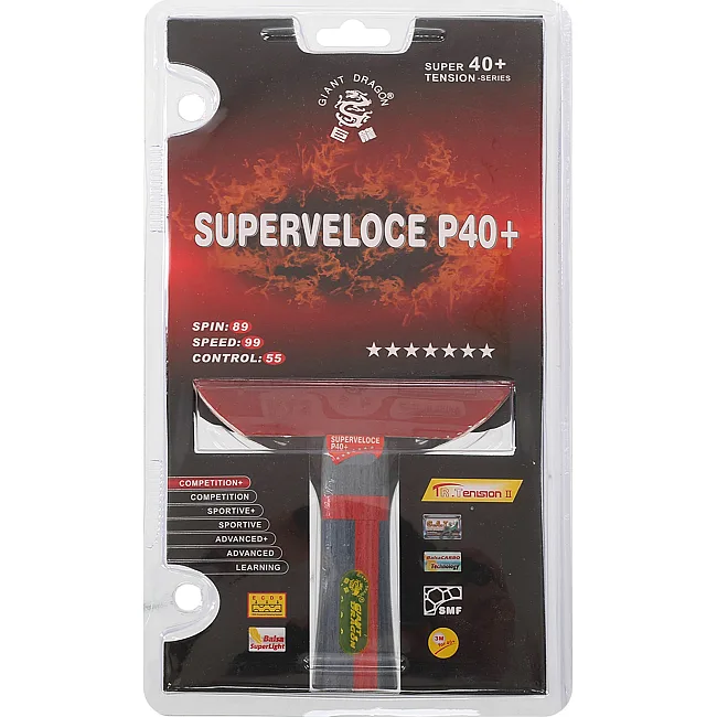Ракетка для настольного тенниса GIANT DRAGON SUPERVLOVE P40+ 7star MT-6538 ST12703P40