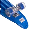 Пенни борд Penny Board круизер пластиковый со светящимися колесами и ручкой для переноски 24