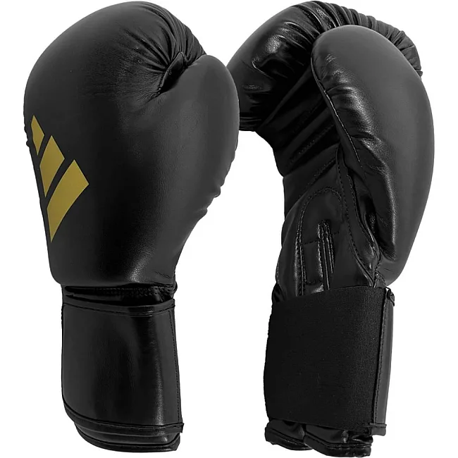 Боксерські рукавички Adidas Speed 50 (чорний/золотий | ADIDAS ADISBG50)