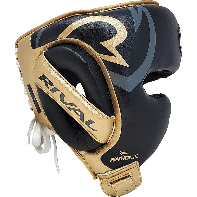Боксерский шлем RIVAL RHG100 Professional Black Gold