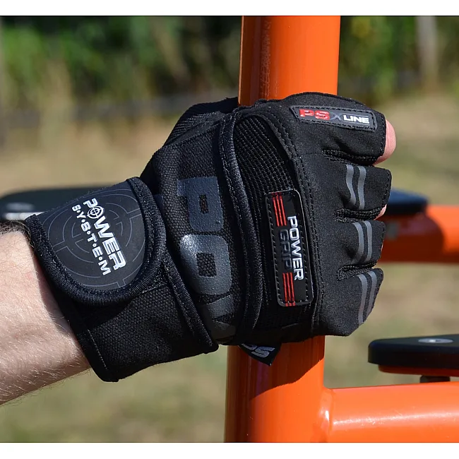Фітнес рукавиці POWER SYSTEM PS-2800 Power Grip Black