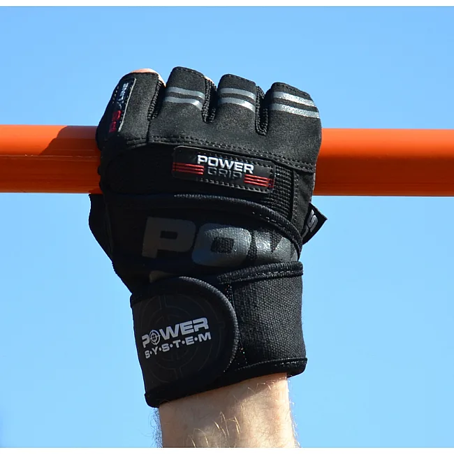 Фітнес рукавиці POWER SYSTEM PS-2800 Power Grip Black