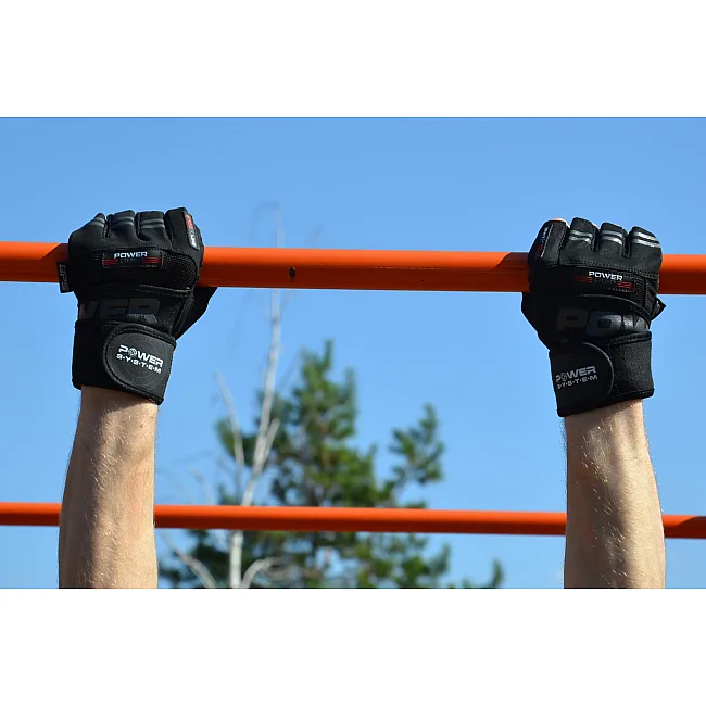Фітнес рукавиці POWER SYSTEM PS-2800 Power Grip Black