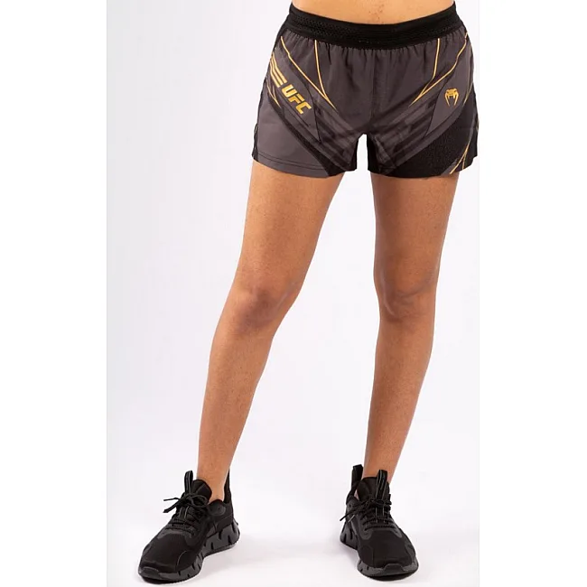 Шорты женские VENUM Authentic UFC FightNight Replica Black Gold