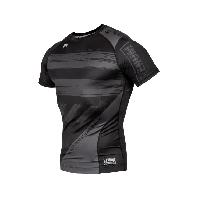 Компресійна футболка Venum AMRAP Comression T-shirt Short Sleeves Black Grey