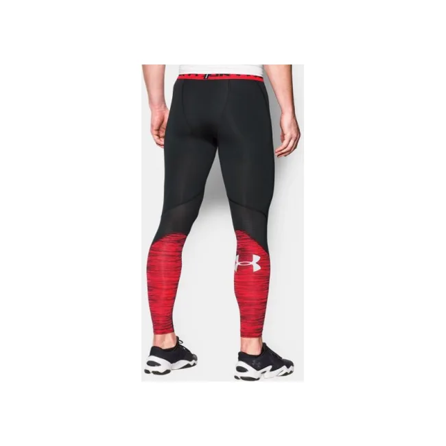Легінси чоловічі Under Armour HeatGear CoolSwitch Black Red