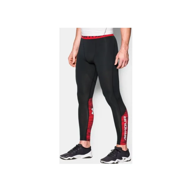 Легінси чоловічі Under Armour HeatGear CoolSwitch Black Red