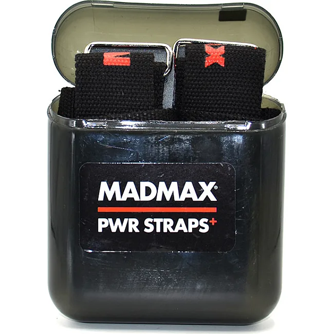 Ламки для тяги MADMAX MFA-332 PWR Straps+ Black/Grey/Red