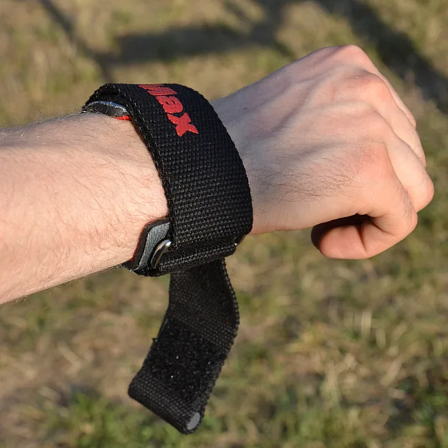 Ламки для тяги MADMAX MFA-332 PWR Straps+ Black/Grey/Red