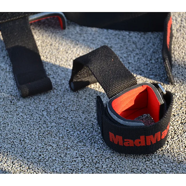 Ламки для тяги MADMAX MFA-332 PWR Straps+ Black/Grey/Red