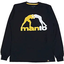 Лонгслив MANTO Logo Black