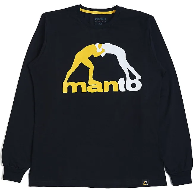Лонгслив MANTO Logo Black