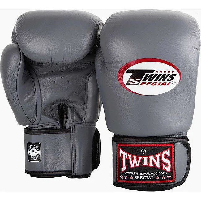 Рукавички для боксу TWINS Velcro BGVL3 Grey