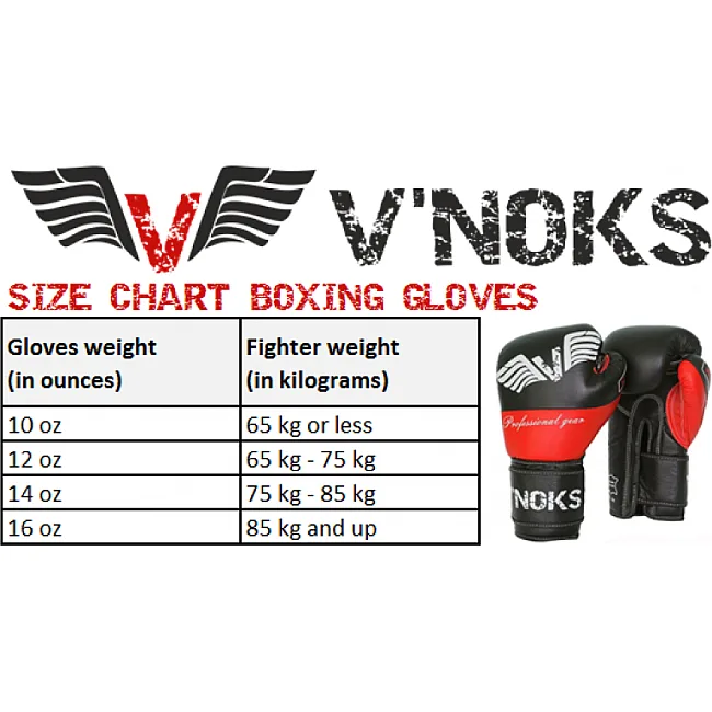 Перчатки для бокса V`NOKS Potente Red