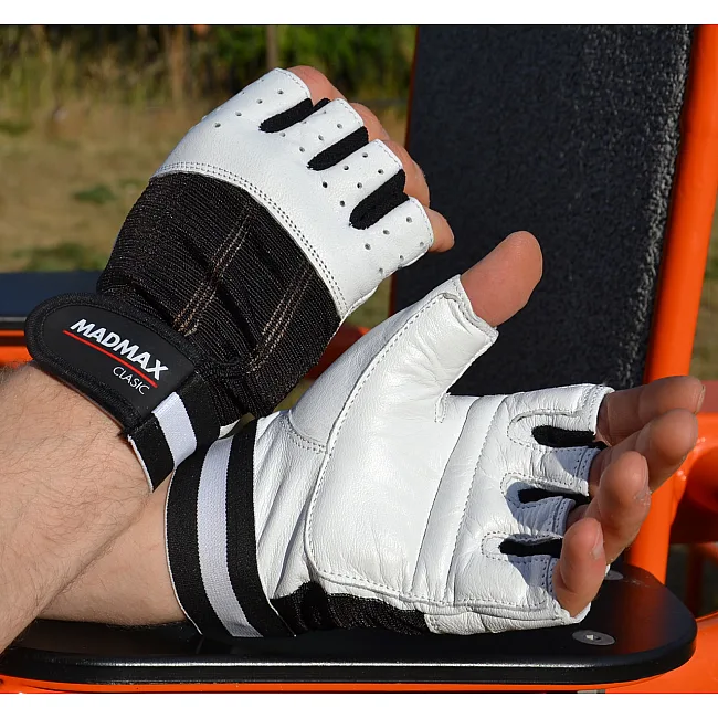 Перчатки для фитнеса MADMAX MFG-248 Clasic White
