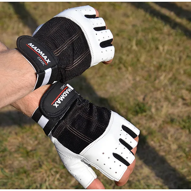 Перчатки для фитнеса MADMAX MFG-248 Clasic White