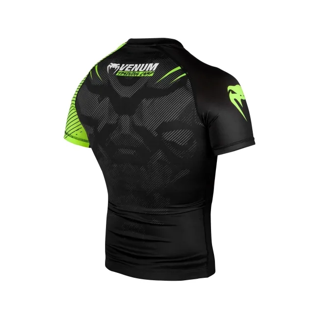 Рашгард VENUM Training Camp 2.0 Short Black Neo Yellow