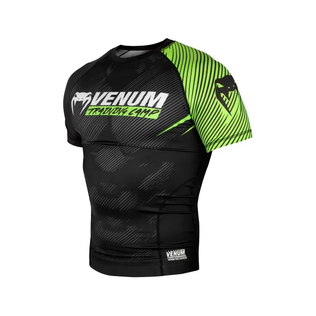 Рашгард VENUM Training Camp 2.0 Short Black Neo Yellow