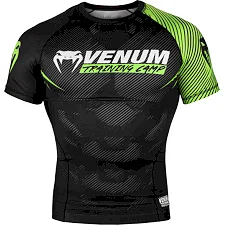 Рашгард VENUM Training Camp 2.0 Short Black Neo Yellow