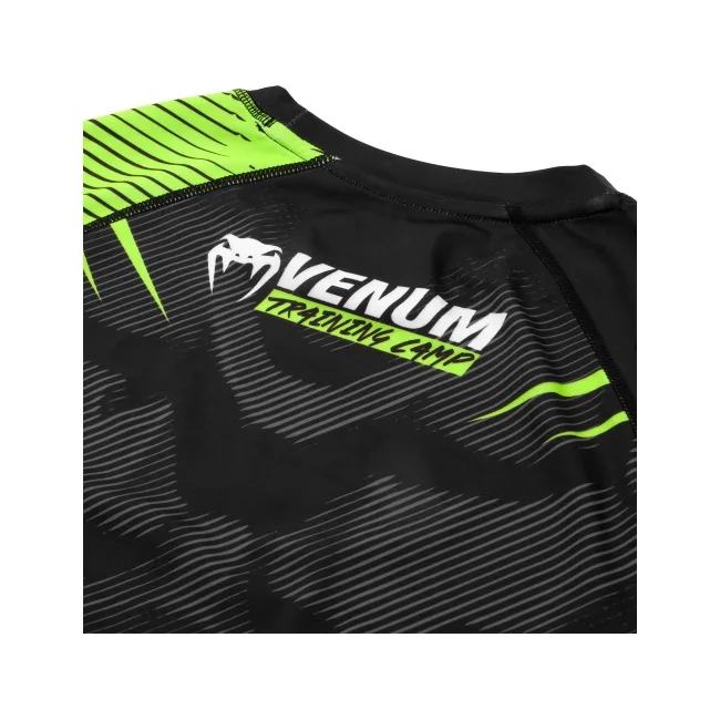 Рашгард VENUM Training Camp 2.0 Short Black Neo Yellow