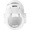 Шлем с защитной маской SMAI с лицензией WKF (белый) SM B132