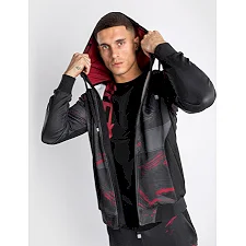 Толстовка VENUM UFC Authentic Fight Week Men's 2.0 Zipped Black Red