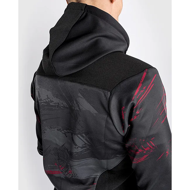 Толстовка VENUM UFC Authentic Fight Week Men's 2.0 Zipped Black Red