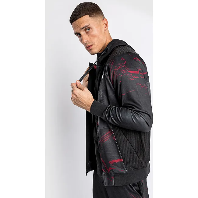 Толстовка VENUM UFC Authentic Fight Week Men's 2.0 Zipped Black Red