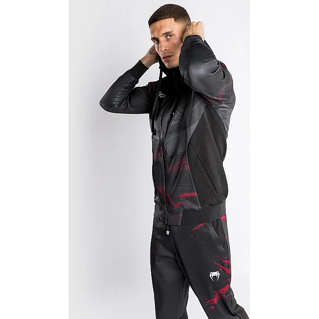 Толстовка VENUM UFC Authentic Fight Week Men's 2.0 Zipped Black Red