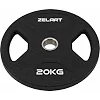 Млинці диски TPU 2 Handle металева втулка ZELART TA-6995-20 (Чорний)