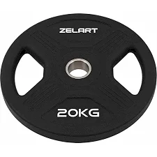 Млинці диски TPU 2 Handle металева втулка ZELART TA-6995-20 (Чорний)