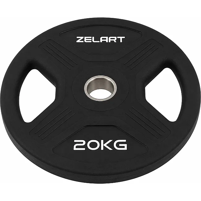 Млинці диски TPU 2 Handle металева втулка ZELART TA-6995-20 (Чорний)