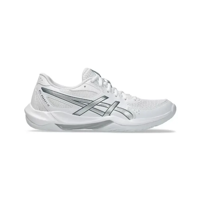 Кросівки сквош жіночі ASICS Rocket 12 White/Pure Silver (36) 5,5