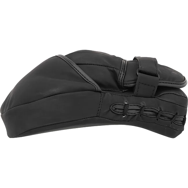 Лапа боксерская изогнутая тренировочная PU HARD TOUCH BO-00123 (Черный)