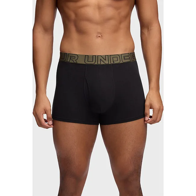 Труси UNDER ARMOUR Performance Cotton - Solid 3 3pk чорний (для чоловіків)