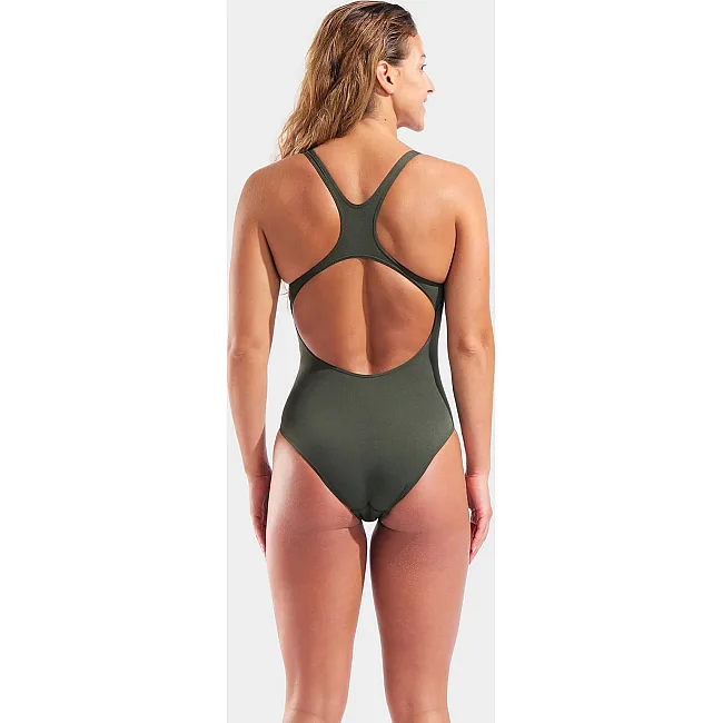 Купальник закрытый для женщин Arena TEAM SWIMSUIT SWIM PRO SOLID темно-зеленый (для женщин)