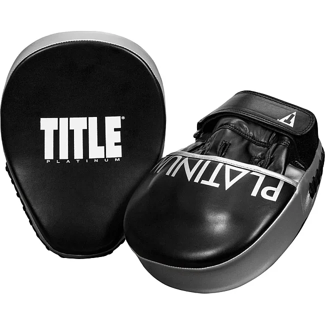 Лапи боксерські TITLE Platinum Prolific Punch Mitts Black/Silver