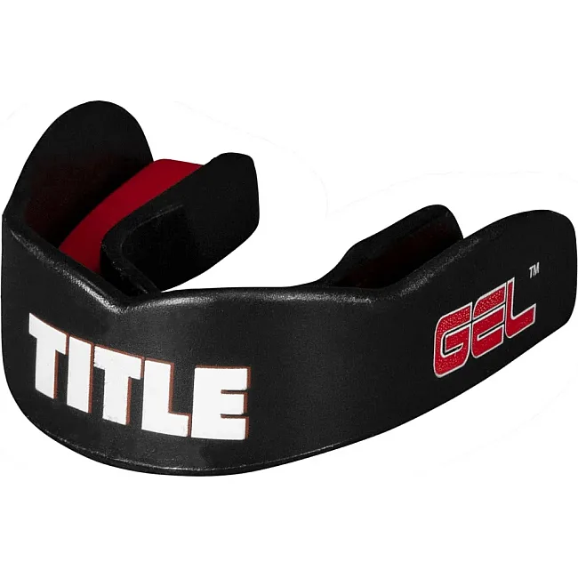 Капа TITLE Boxing Gel Max Channel Black (возраст 11+)