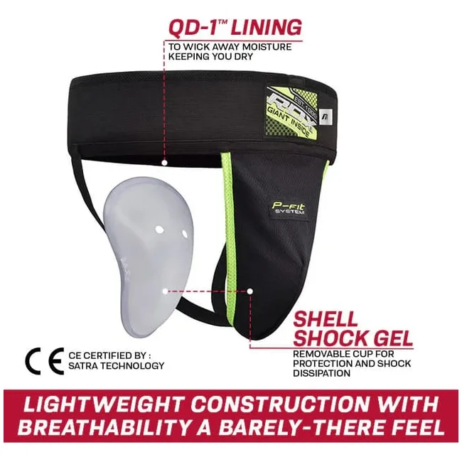 Защита паха RDX GROIN GUNDER ARMOURRD SUPPORTER черный