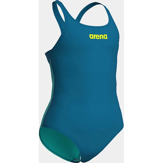 Купальник закритий для дівчат TEAM SWIMSUIT SWIM PRO SOLID бірюзовий (для дітей)
