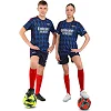 Футбольна форма дитяча із символікою клубу ARSENAL гостьова 2026 SP-SPORT CO-7350 (Синій-чорний)